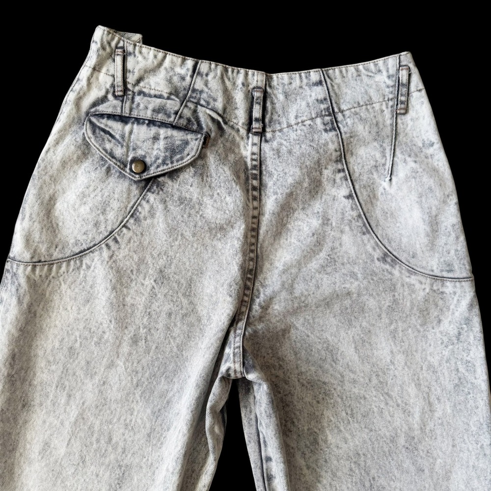 Unionbay Vintage 80s Acid Wash High Waisted Tapered Denim Jeans Size 10 12 Indie - Picture 9 of 10